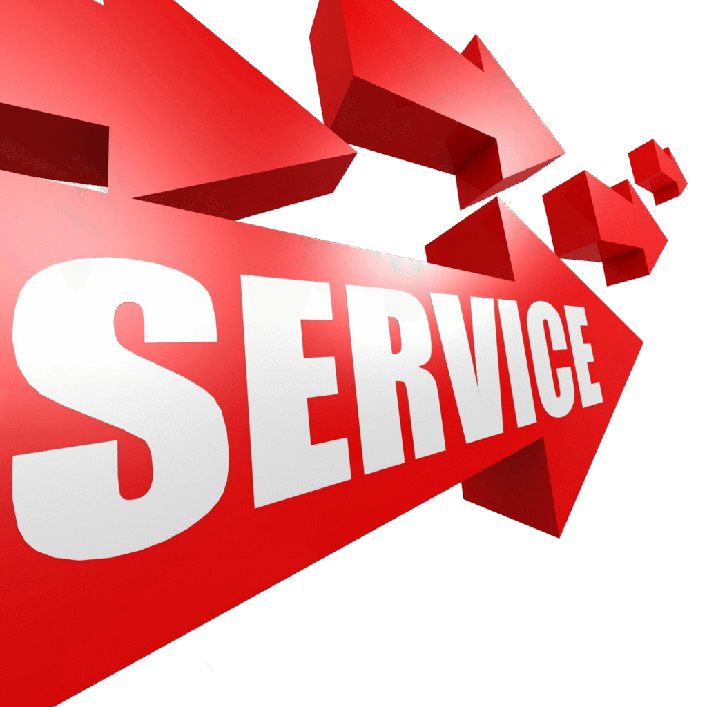 fleche service rouge